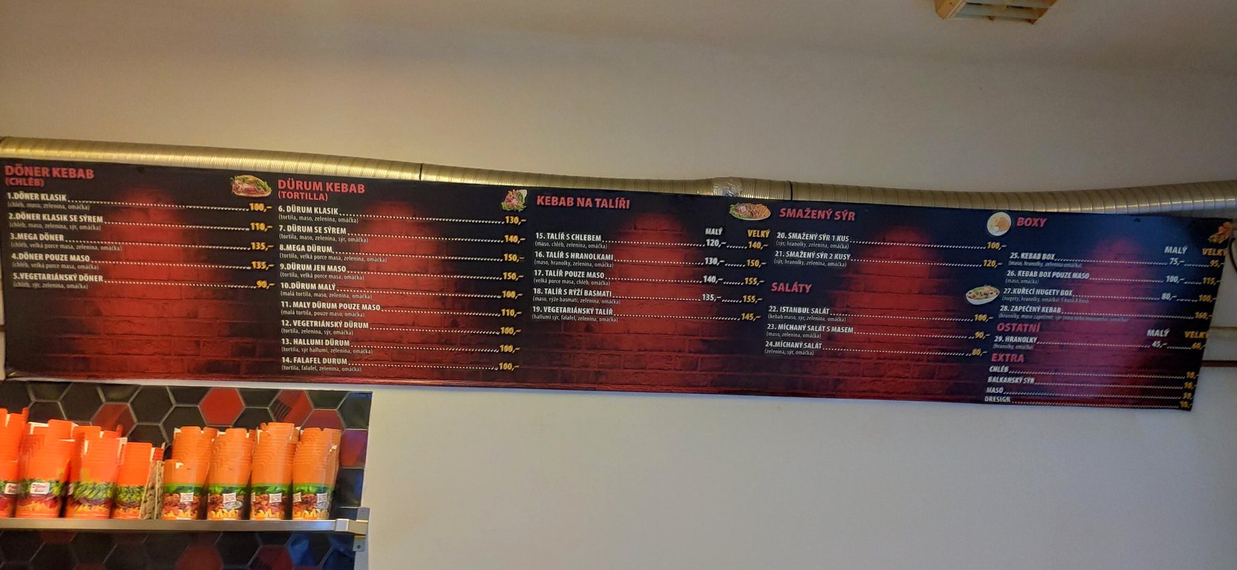 Fotka kebab menu tabule